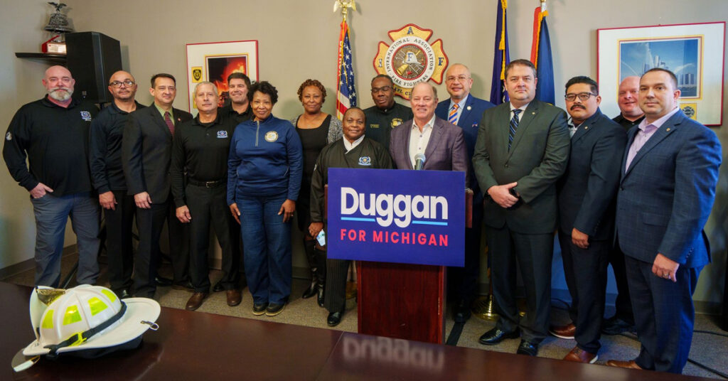 Detroit Public Safety Unions Endorse Mike Duggan for Governor in Historic Announcement